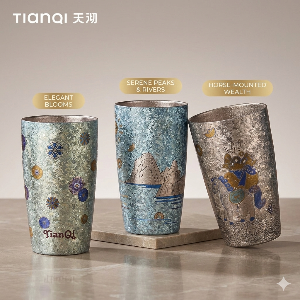 Ultra-Series Hand-Crafted Pure Titanium Tumbler