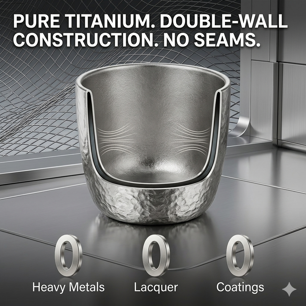 Ultra-Series Hand-Crafted Pure Titanium Tumbler